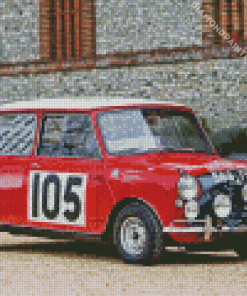 Red Mini Rally Diamond Painting