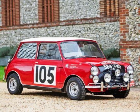Red Mini Rally Diamond Painting