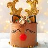 Reindeer Cake Diamond Painting