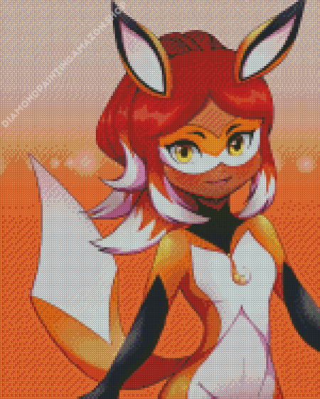 Rena Rouge Superhero Diamond Painting