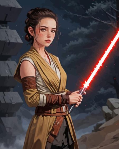 Rey Skywalker Diamond Painting