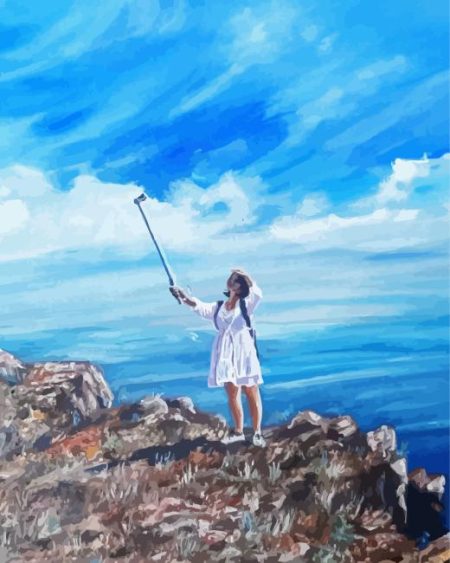 Rocky Mountaineer Girl Diamond Painting