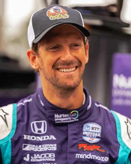 Romain David Grosjean Diamond Painting