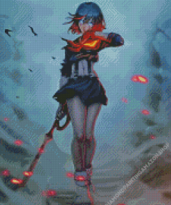 Ryuko Matoi Manga Diamond Painting