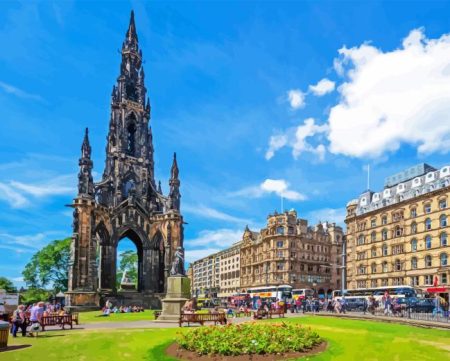 Scott Monument Diamond Painting