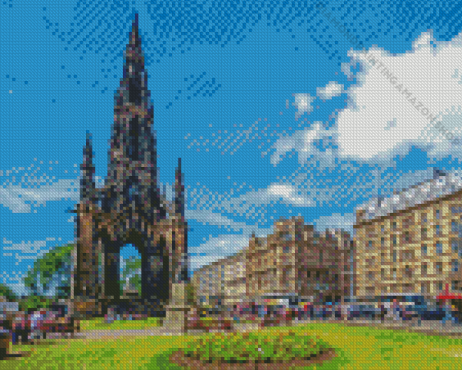 Scott Monument Diamond Painting