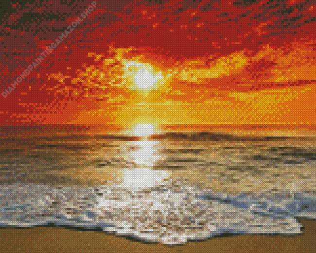 Sea Sunrise Diamond Painting