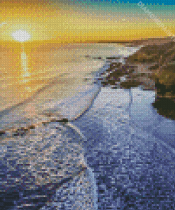 Seaham Sunset Diamond Painting