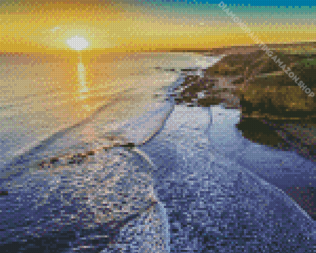 Seaham Sunset Diamond Painting