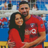 Sebastian Lletget And His Girlfriend Diamond Painting