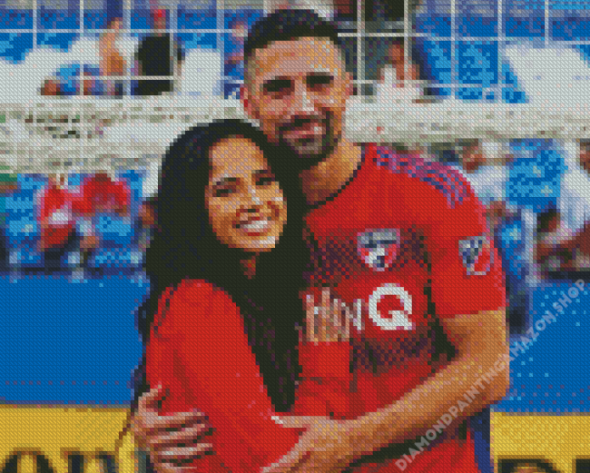 Sebastian Lletget And His Girlfriend Diamond Painting