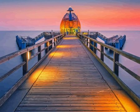 Sellin Seascape Diamond Painting