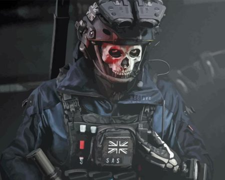 Simon Ghost Riley Diamond Painting