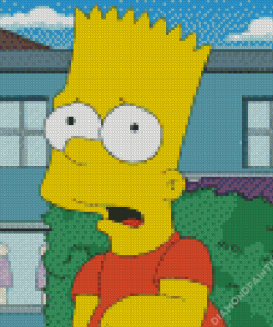 Simpsons Bart Diamond Painting