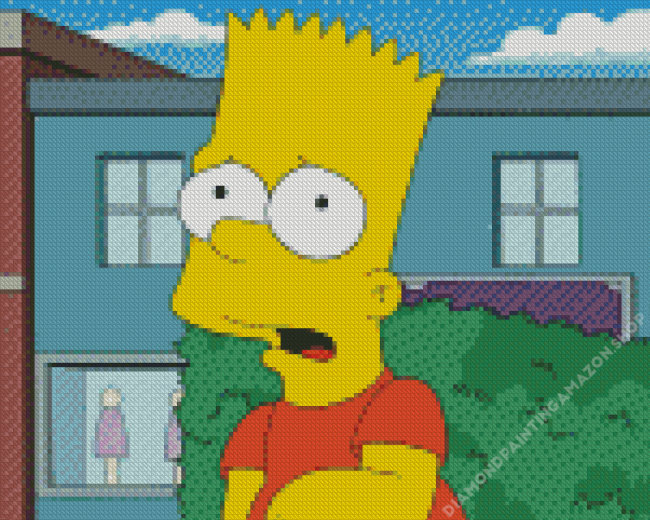 Simpsons Bart Diamond Painting