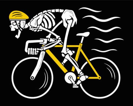 Skull On Bike Diamond Painting