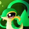 Snivy From Pokemon Diamond Painting