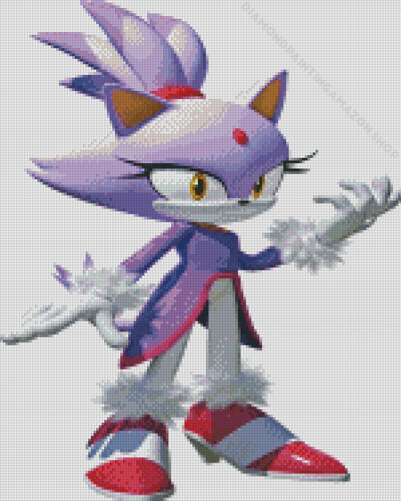 Sonic Blaze Diamond Painting