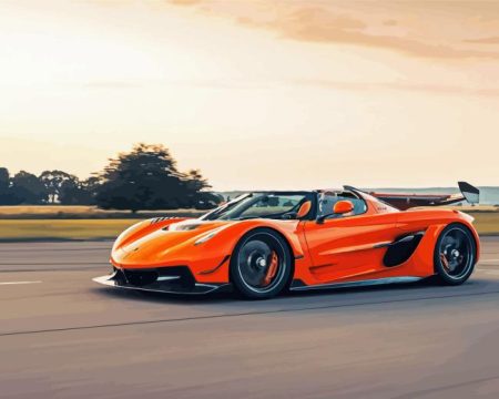 Ssc Tuatara Car Diamond Painting