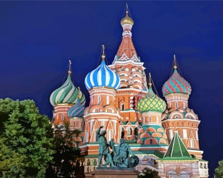 St Basils Cathedral Diamond Painting