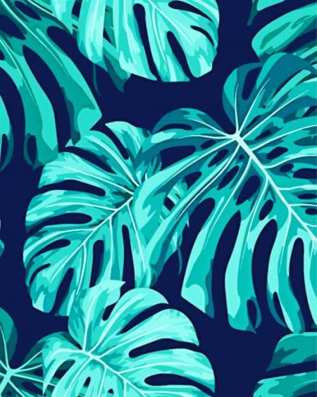 Swiss Cheese Leaves Diamond Painting