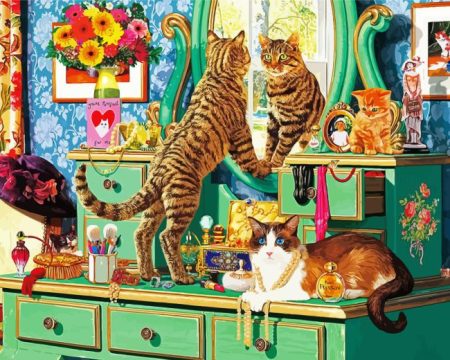 Tabby Cat Diamond Painting