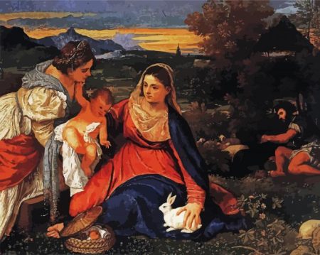 The Madonna Of The Rabbit Diamond Painting