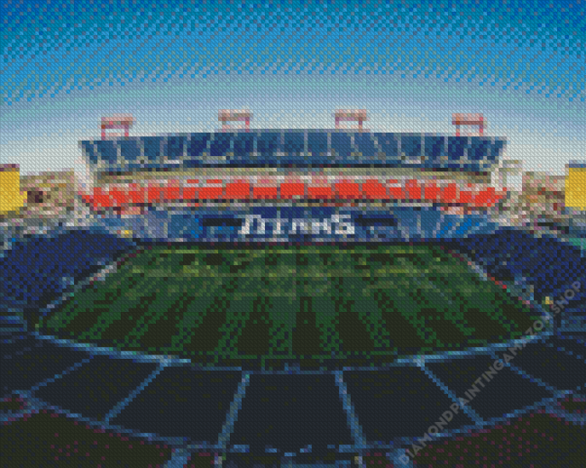 The Nissan Stadium Diamond Painting