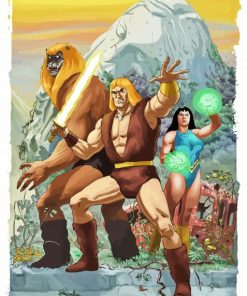 Thundarr The Barbarian Diamond Painting