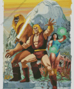 Thundarr The Barbarian Diamond Painting