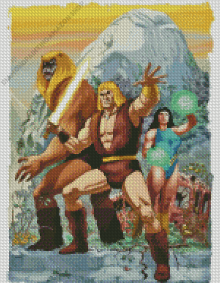 Thundarr The Barbarian Diamond Painting