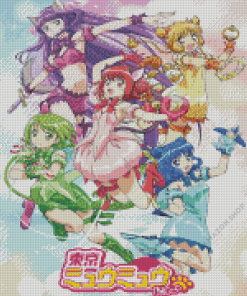 Tokyo Mew Mew Diamond Painting