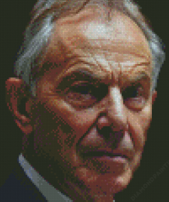 Tony Blair Diamond Painting