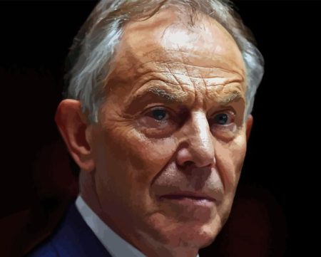 Tony Blair Diamond Painting
