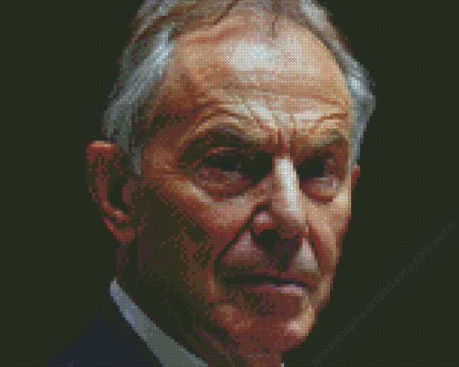 Tony Blair Diamond Painting