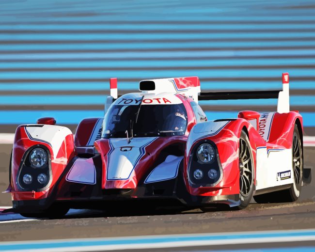 Toyota lmp1 Car Diamond Painting