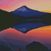 Trillium Lake At Sunset Diamond Painting