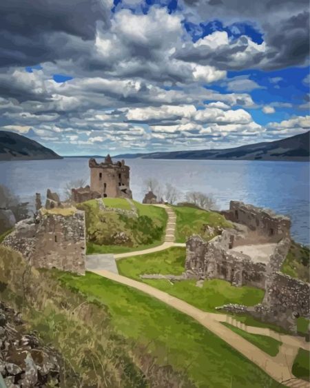 Urquhart Castle Diamond Painting