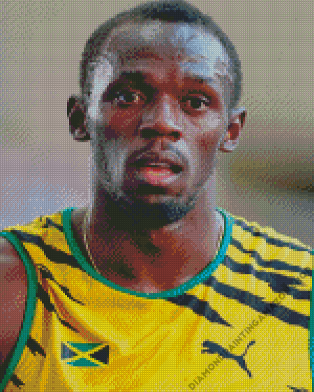 Usain Bolt Diamond Painting