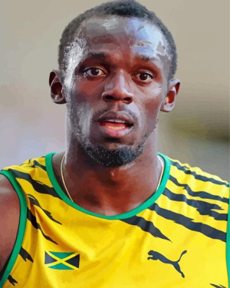 Usain Bolt Diamond Painting