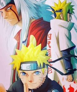 Uzumaki Naruto And Jiraiya Diamond Painting