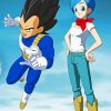 Vegeta And Bulma Diamond Painting