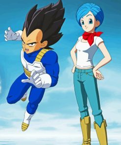 Vegeta And Bulma Diamond Painting