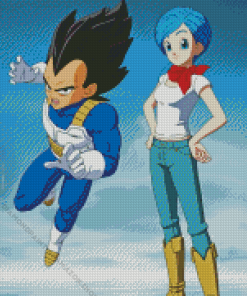 Vegeta And Bulma Diamond Painting