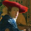 Vermeer Lady With Red Hat Diamond Painting