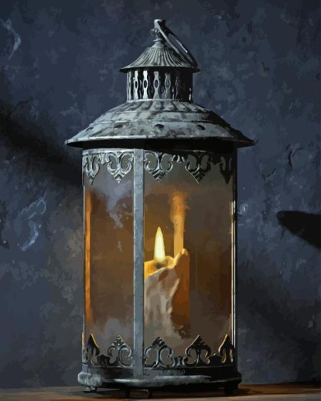 Vintage Lantern Diamond Painting