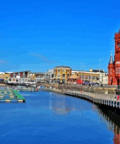 Wales Cardiff Bay Diamond Painting