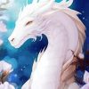 White Dragon Diamond Painting