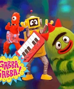 Yo Gabba Gabba Diamond Painting