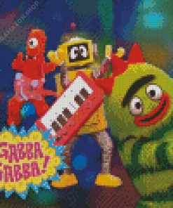 Yo Gabba Gabba Diamond Painting